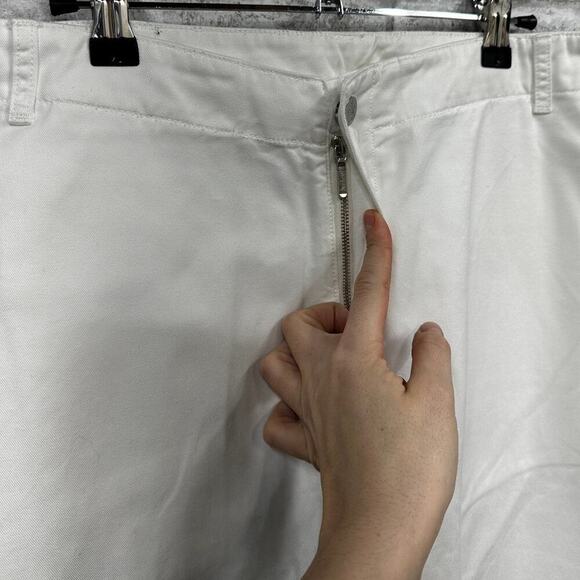 NWT Vilebrequin Men's XL White Cotton Straight Leg Dress‎ Pant Zip Fly Trouser - Picture 3 of 10